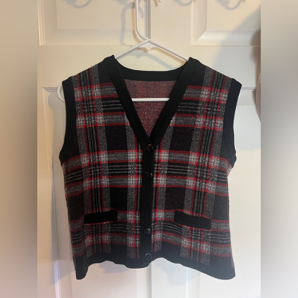 Checkered Vest